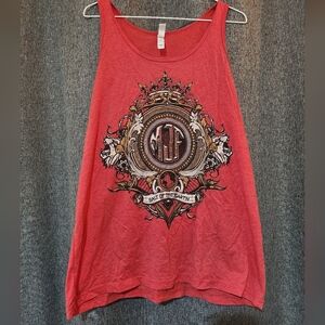 Bella Canvas Red Graphic Tank Top
